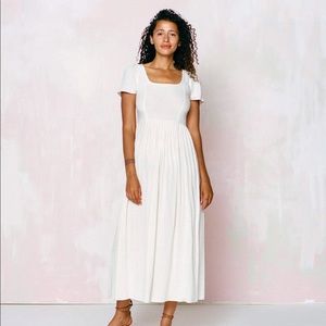 The Scarlet Dress- Eggshell